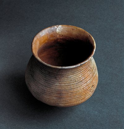 Vase in the Shape of a Bell from the Cave Santa Cristina by Prehistoric Prehistoric