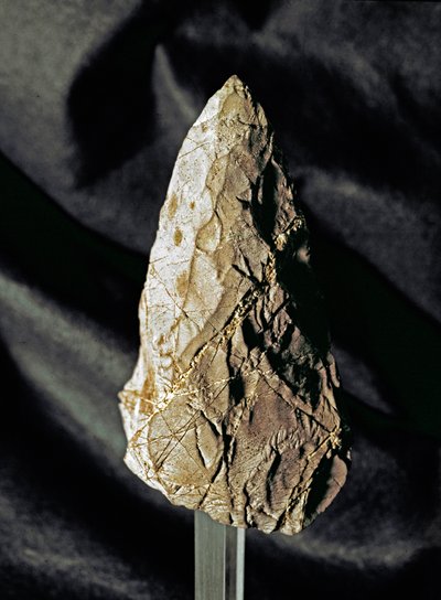 Flint Amygdaloid Biface by Prehistoric Prehistoric