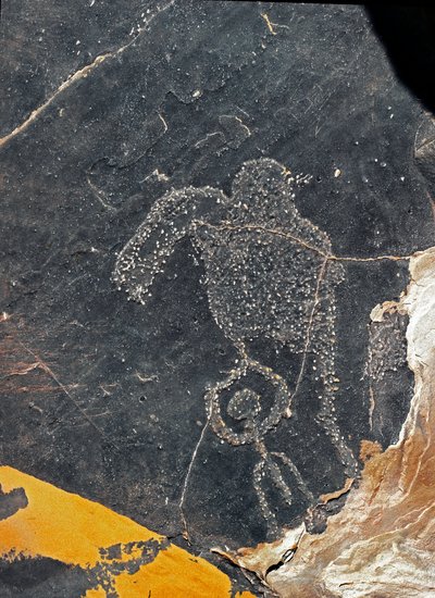 Grave Rock with Human Figure (Stone Age 5000-2000 BC) by Prehistoric Prehistoric
