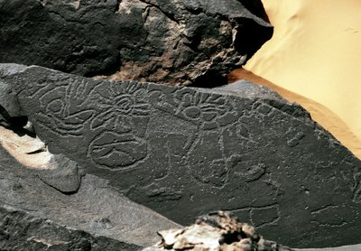 Prehistory, Rock Art: Grave Rock of Forms in the Style of Tazina by Prehistoric Prehistoric