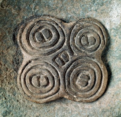 Prehistory: Seal Decorated with a Spiral from the Necropolis of Arene Candide by Prehistoric Prehistoric