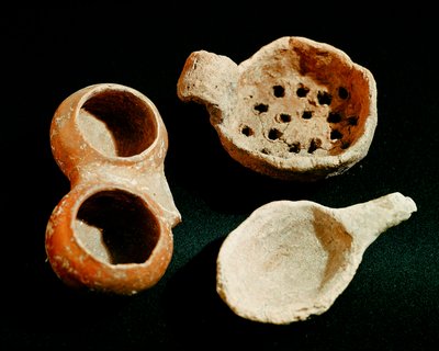 Various Tableware Accessories from the Civilization of the Apennines by Prehistoric Prehistoric