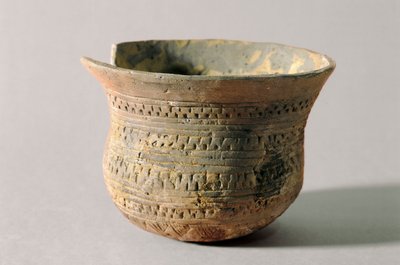 Prehistory: Vase in the Shape of a Bell by Prehistoric Prehistoric