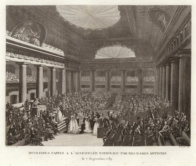 Offerings Made to the National Assembly by Women Artists by Prieur