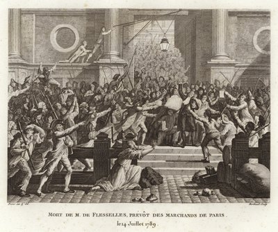 The Death of Jacques de Flesselles by Prieur