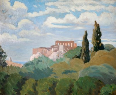 Sunrise On The Parthenon, Athens by Prince Nicholas of Greece and Denmark