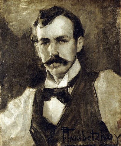 Portrait of the Painter, Sir Jebusa Shannon, R.A. by Prince Paul Petrovic Troubetzkoy