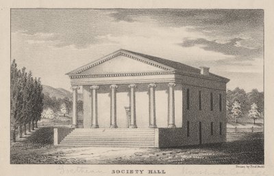 Goethean Society Hall, Marshall College, Mercersberg, PA by Prof. Budd