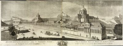 View of the Grand Oranienbaum Palace, 1761 by Prokofy Artemyevich Artemyev