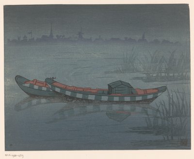 Two Rowboats by Prosper Alphonse Isaac