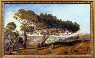 Pines in the Countryside of Aix en Provence by Prosper Joseph Gresy