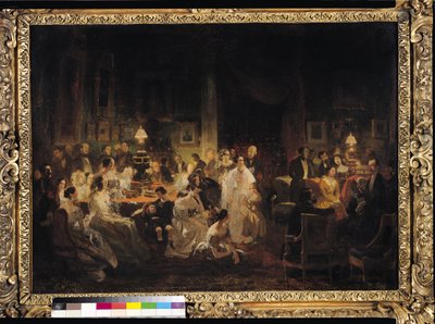 Emile Jean Horace Vernet Discussing the Invention of the Daguerreotype in Monsieur Irisson