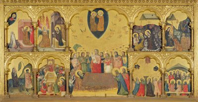 Polyptych of the Dormition of the Virgin by Pseudo Jacopino di Francesco