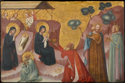 The Nativity and the Adoration of the Magi, circa 1325-1330 by Pseudo Jacopino di Francesco
