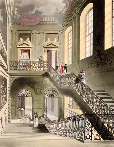 Hall and Staircase at the British Museum, from 