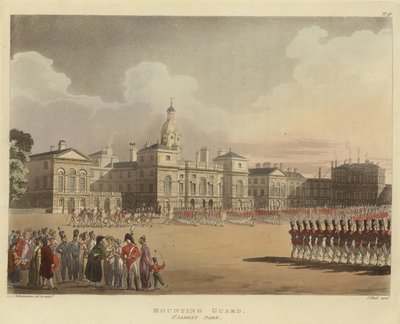 Mounting Guard by Pugin and Rowlandson