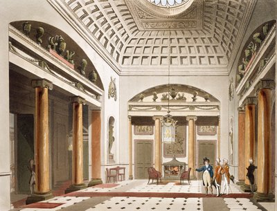 The Hall, Carlton House, from Ackermann