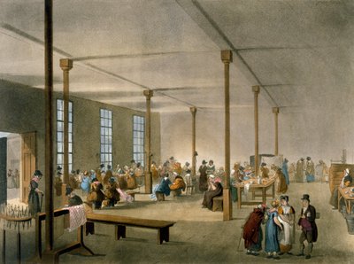 The Workhouse, St James, Parish, London from Ackermann