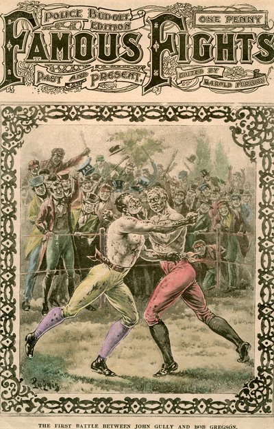 The First Battle Between John Gully and Bob Gregson by Pugnis