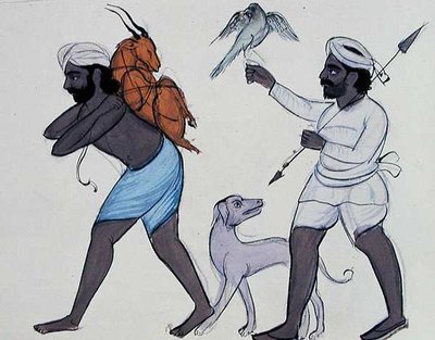 Hunters, c.1890 by Punjabi School