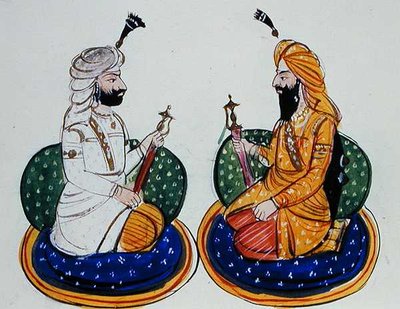 Sardar Sher Singh Atariwala and Maharaja Sher Singh Atariwala, c.1890 by Punjabi School