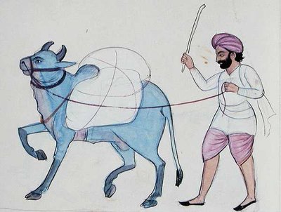 Washerman (Dhobi) c.1890 by Punjabi School