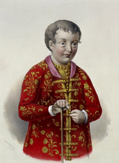Tsarevich Simeon Alexeevich of Russia by Pyotr Fyodorovich Borel