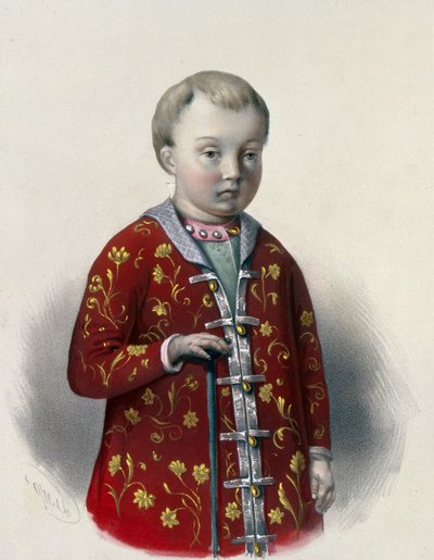 Tsarevich Dmitri Alexeevich of Russia by Pyotr Fyodorovich Borel