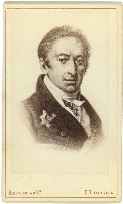 Portrait of the Author and Historian Nikolay M. Karamzin by Pyotr Fyodorovich Borel