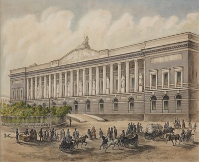 The Imperial Public Library in Saint Petersburg by Pyotr Fyodorovich Borel