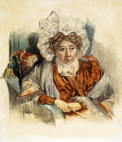 Portrait of Natalia Kirillovna Zagryazhskaya (née Countess Razumovskaya) by Pyotr Fyodorovich Sokolov