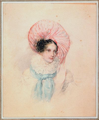 Portrait of Empress Alexandra Feodorovna by Pyotr Fyodorovich Sokolov