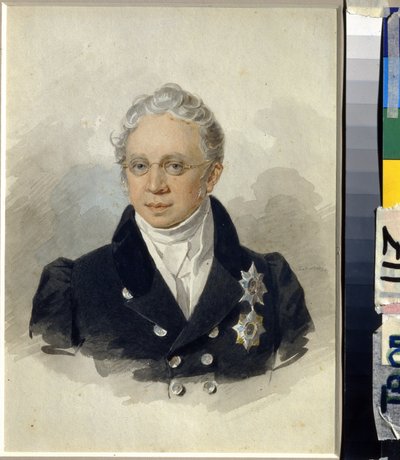 Portrait of the Count K. R. Nesselrode by Pyotr Fyodorovich Sokolov
