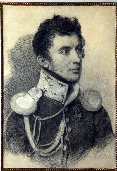 Portrait of the Decembrist Nikita Muravyov by Pyotr Fyodorovich Sokolov