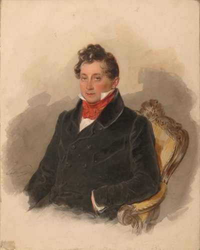 Portrait of Count Matvey Yuryevich Vilyegorsky by Pyotr Fyodorovich Sokolov