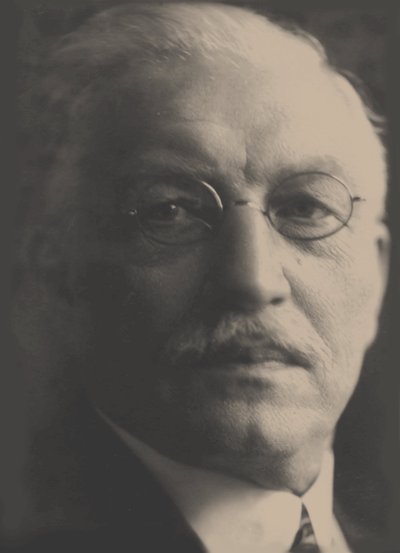Portrait of Pavel Nikolayevich Miliukov by Pyotr Ivanovich Shumov