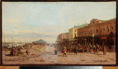 Nizhny Novgorod. Painting by Pyotr Petrovich Vereshchagin, Russian Art, 19th Century - State Art Museum, Nizhny Novgorod (Russia) by Pjotr ​​​​Petrowitsch Wereschtschagin