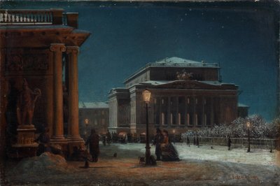 The Alexandrinsky Theatre in Saint Petersburg by Pjotr ​​​​Petrowitsch Wereschtschagin
