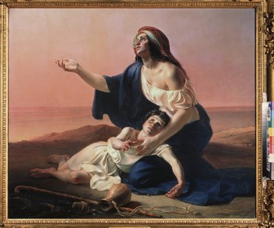 Hagar and Ishmael in the Desert by Pyotr Stepanovich Petrovsky