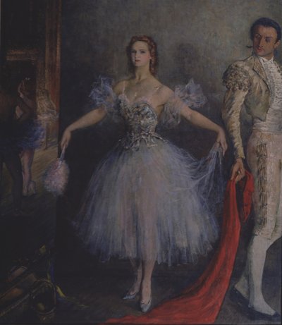 Portrait of the Ballet Dancer Marina Semyonova as Carmen by Pyotr Vladimirovich Williams