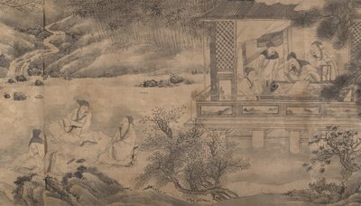Poets Gathering in the Orchid Pavilion, 1607 by Qian Gong