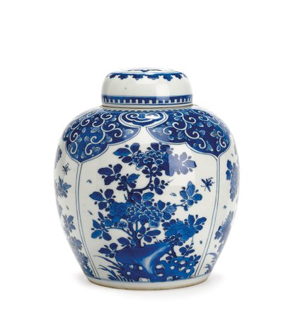 Ginger Jar and Cover, Kangxi Period, 1661-1722 by Qing Dynasty Chinese School