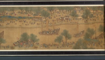 Spring Festival on the River (detail) by Qing Dynasty Chinese School