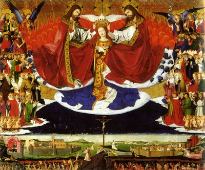 The Coronation of the Virgin by Quarton