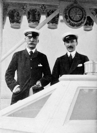 Count Benckendorff and Lord Errington, 1908 by Queen Alexandra