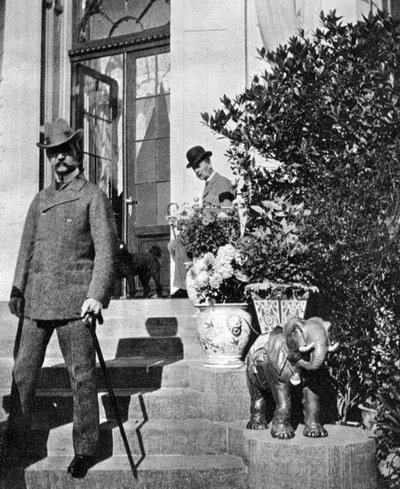 King Christian IX of Denmark and Prince Frederick, 1904 by Queen Alexandra