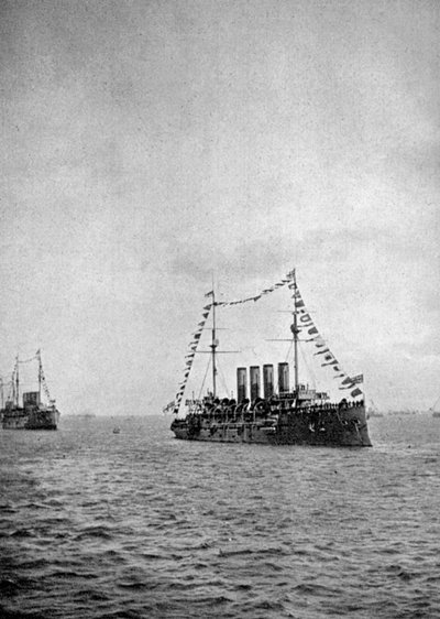 Naval Review off the Coast of Portsmouth, 1907-1908 by Queen Alexandra