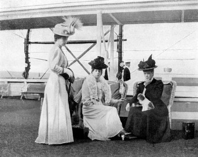 On Board the Royal Yacht Victoria and Albert III by Queen Alexandra