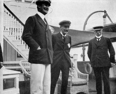Sir Charles Hardinge, Sir Arthur Nicolson and General Sir John French, 1908 by Queen Alexandra