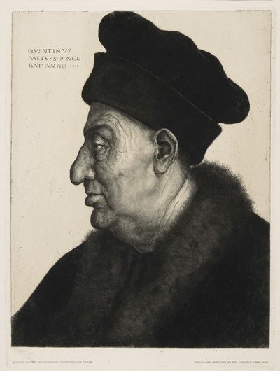 Portrait Study by Quentin (after) Massys
